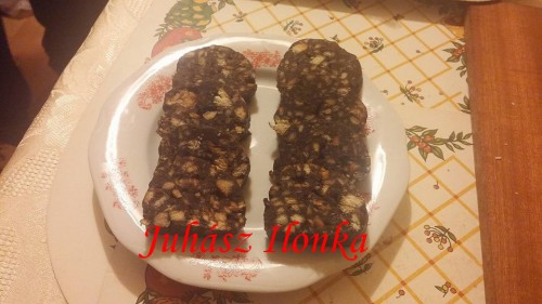 Snickers szalámi recept